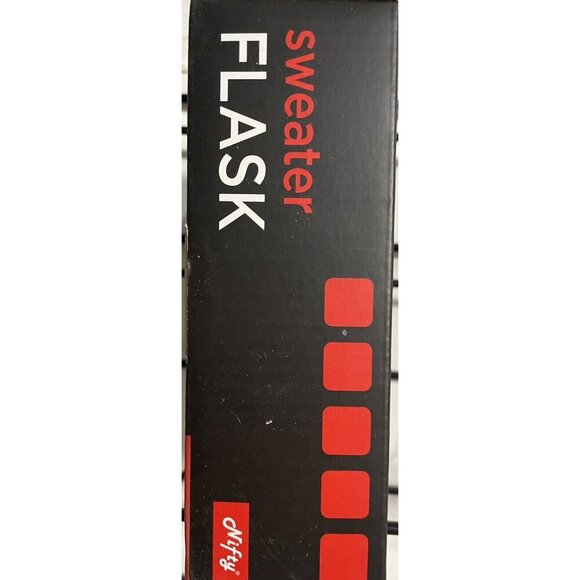 Nifty FlaskStainless Steel Drinking Flask 7 onz. with Knit Sweater NIB - Picture 5 of 5